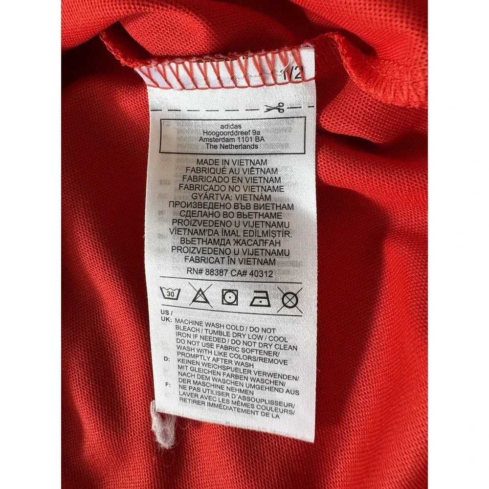 Adidas polo shirt size xl team u.s.a. golf polyester 1/4 button
